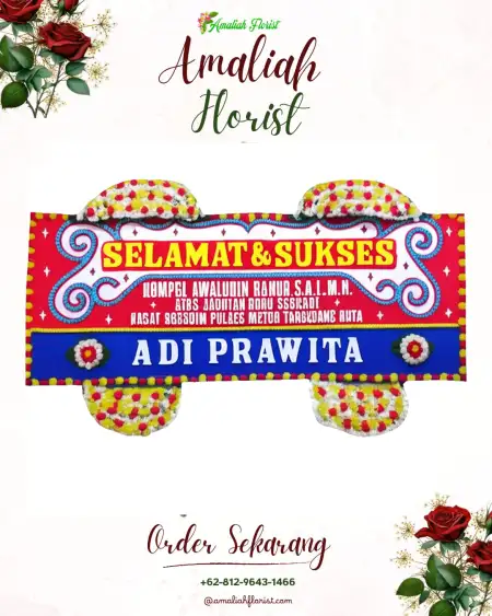 Papan Bunga Ucapan Selamat Malongpong